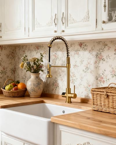 Kitchen Faucet with Temperature Digital Display