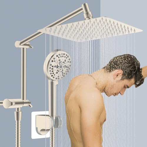 Metal Rain Shower Head with Handheld