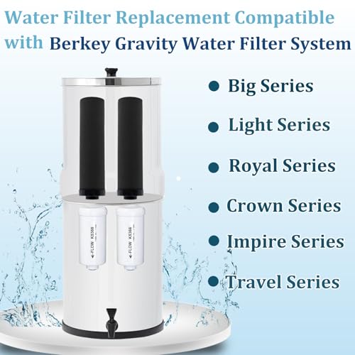 Water Filter Replacement for Berkey (4 Count)
