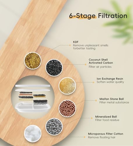 4 Pack Filters Replacement Filter for FS10 Plus