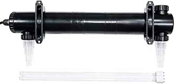 Jecod Jebao PU55 PU-55 Pond and Aquarium Clarifier, 55-watt, Black