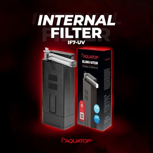 200 GPH Slim Internal Filter with 7W Light (2 Pound)