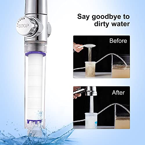 12 Pieces Hydro Jet Shower Head Filter (12 Count)
