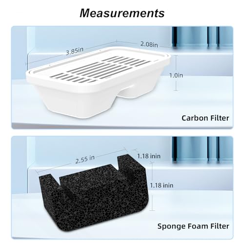 5L 169oz Dog Water Fountain Filter Replacement