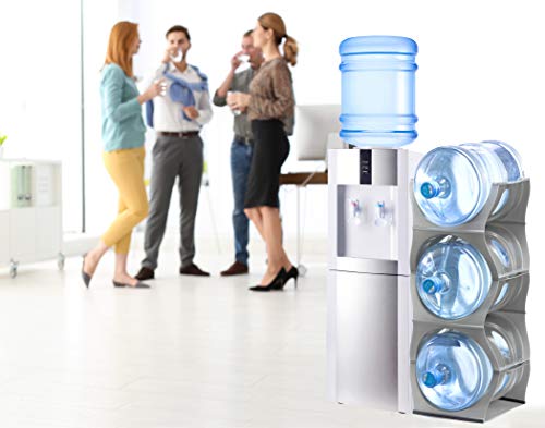 Stackable Water Bottle Storage Rack Best Water Jugs 5 Gallon Organizer. Jug Holder for Kitchen