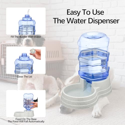 Automatic 6L Large Capacity Dog and Cat Water Dispenser Station (2 Count)