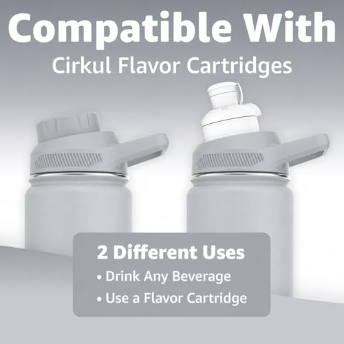 Water Bottle Compatible With Popular Flavor Cartridges