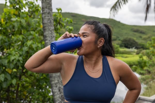 Stanley IceFlow Cap and Carry Water Bottle | Wide Mouth Twist Lid | Lightweight & Leakproof for Travel & Sports | Insulated Stainless Steel | BPA-Free
