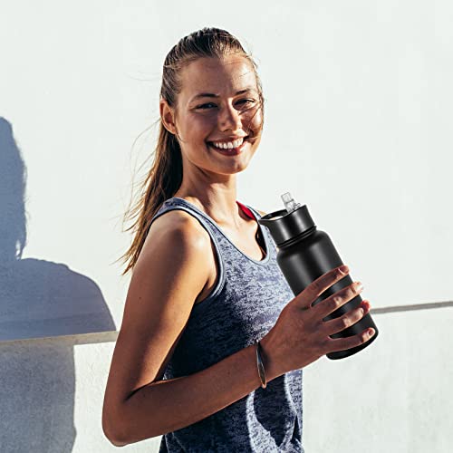 32 oz Insulated Water Bottle Bulk 4 Pack (4 Count)
