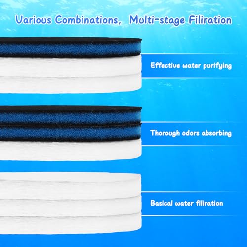 12 Pcs Canister Filter Pads Compatible with PONDFORSE 172 (12 Count)