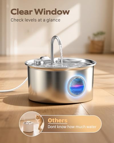 Stainless Steel Cat Water Fountain