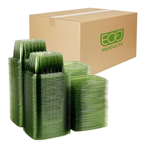 Compostable 16oz Rectangular Deli Containers With Lids (300 Count)
