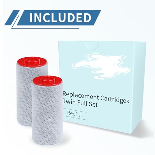 Replacement Filter Set Compatible with Weddell Duo Shower Water Filtration (2 Count)