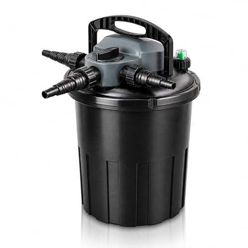 3000 Gal Pressure Filter with 24W UV Clarifier