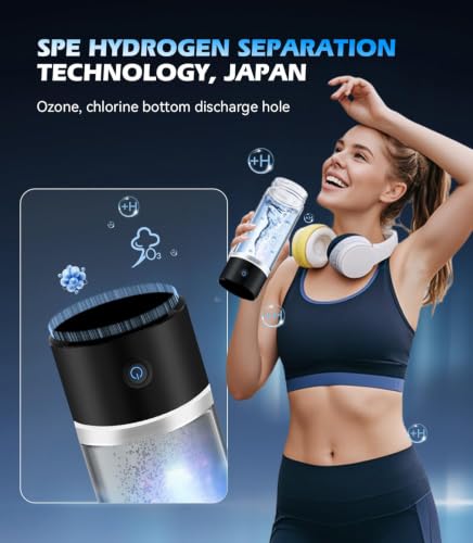 4.0 Upgrade 4000PPB High Concentration Hydrogen Water Bottle Generator【NO.1
