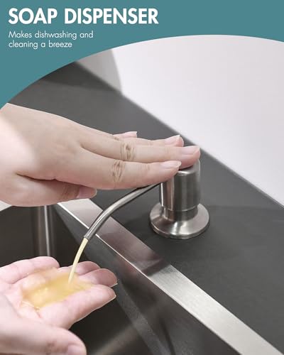 Kitchen Faucet with Soap Dispenser