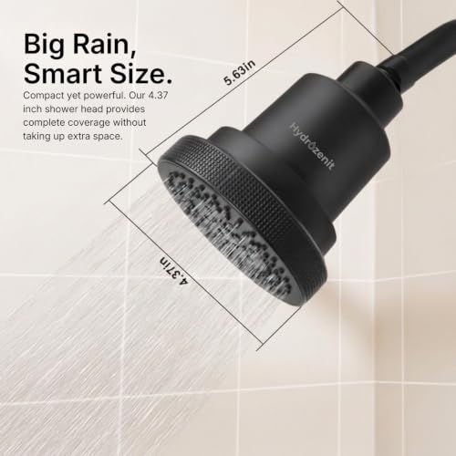 Filtered Shower Head Black