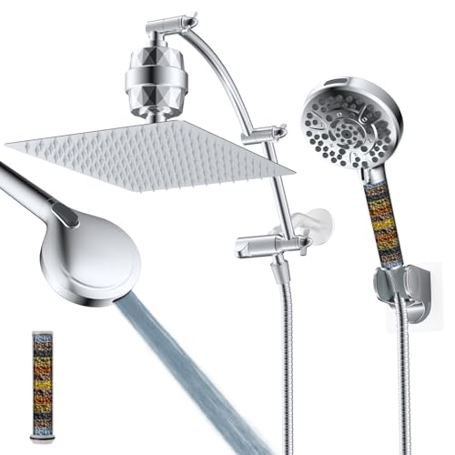 12" Dual Filtered Shower Head Combo