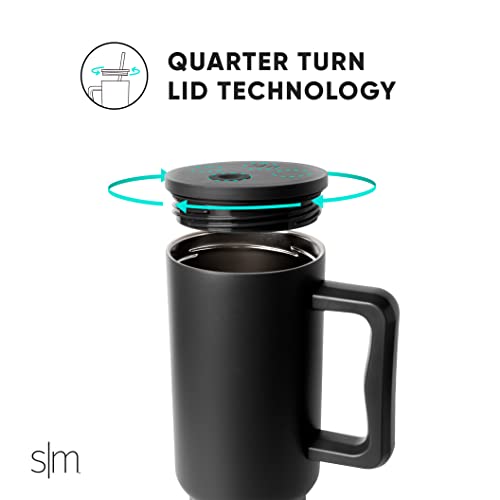 40 oz Tumbler with Handle and Straw Lid