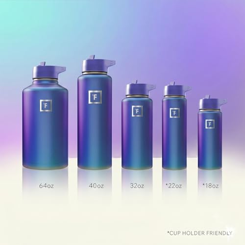 64 oz Wide Mouth Water Bottle with Straw