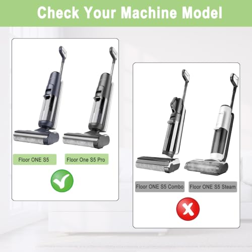 Brush and Filters Replacement Parts Accessories Compatible for Tineco Floor ONE S5