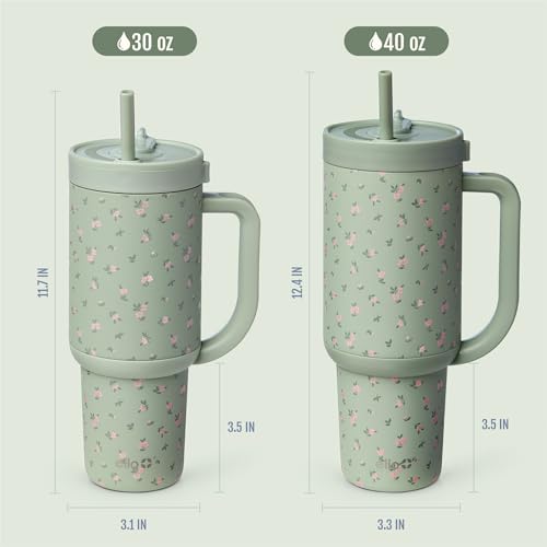 Oasis 40oz Insulated Stainless Steel Tumbler with Straw