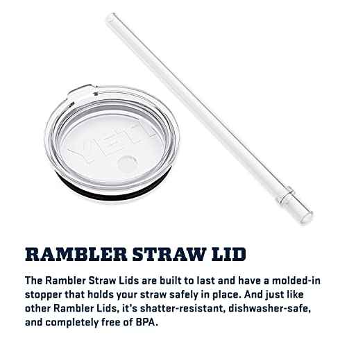 Rambler 25 oz Tumbler with Handle and Straw Lid