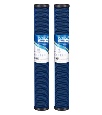 5 Micron 20" x 2.5" Whole House PFAS Removal Replacement Water Filter (2 Count)