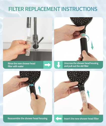Shower Filter for Handheld Shower Head