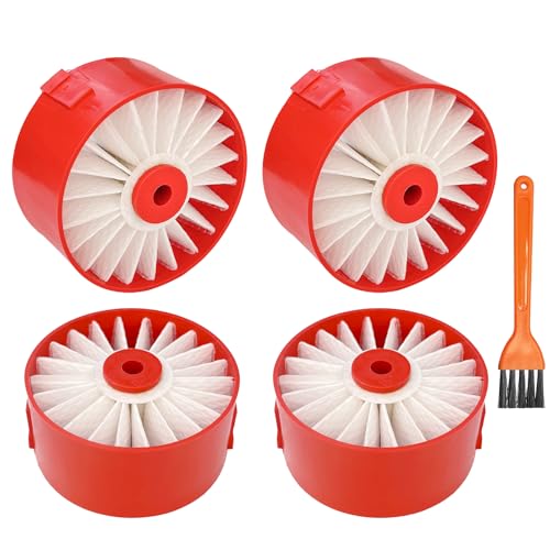 4 Pack N858184 HEPA Filters Replacement Compatible with Craftsman V20 Cordless Stick Vacuum CMCVS001D1 (4 Count)