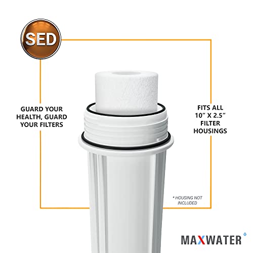5 Micron 10 x 2.5 PP Sediment Water Filter Cartridge for Standard 10 (25 Count)