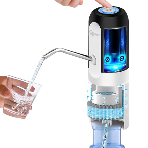 Portable Electric Dispenser Pump Filter for 5 Gallon Water jug (4 Count)