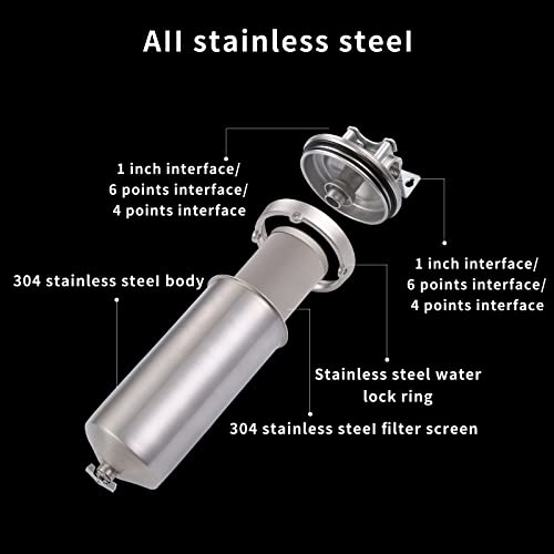 NSF ANSI 42 Certification Jumbo Stainless Steel Filter Housing for 10”Length