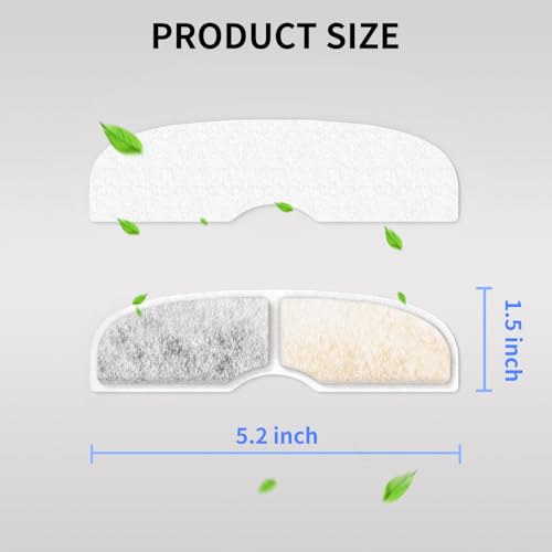 8 Packs Cat Water Fountain Replacement Filters