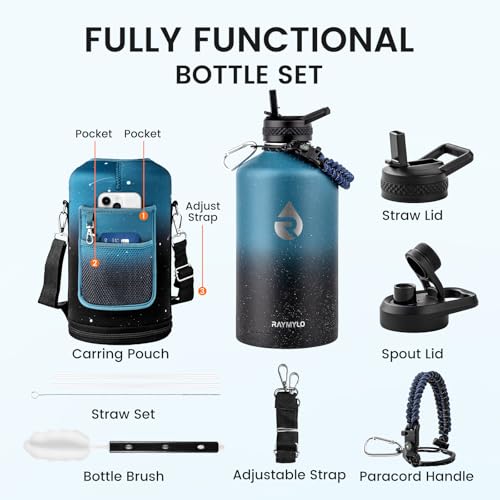 One Gallon Water Bottle Insulated 128 oz