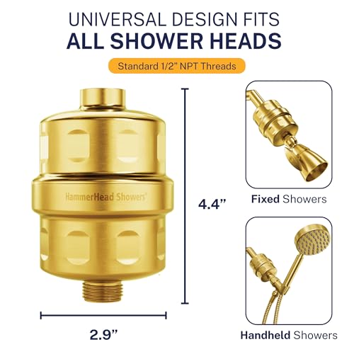 Solid Metal Shower Head Filter
