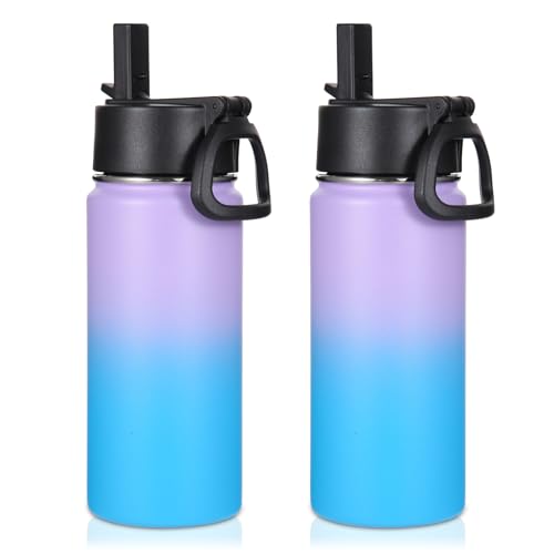 16 OZ Kids Water Bottle Bulk 2 Pack (2 Count)