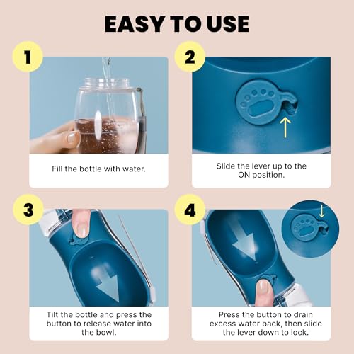 Leak Proof Portable Dog Water Bottle for Travel