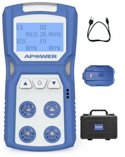 Gas Detector 4 Gas Monitor for H2S