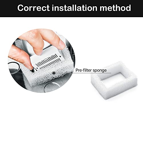 Cat Water Fountain Filter Compatible with Ceramic Pet Water Dispensers