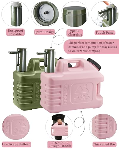 3.5 Gallon Water Jug with Rechargeable Touch Pump