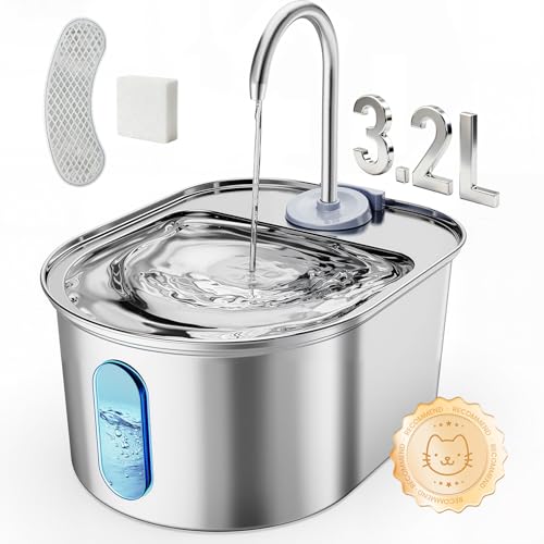 Stainless Steel Cat Water Fountain