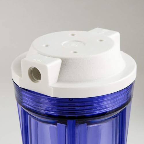 HC12X2 1 4'' Clear Water Filter Housing for RCC Series Reverse Osmosis System (10 Count)