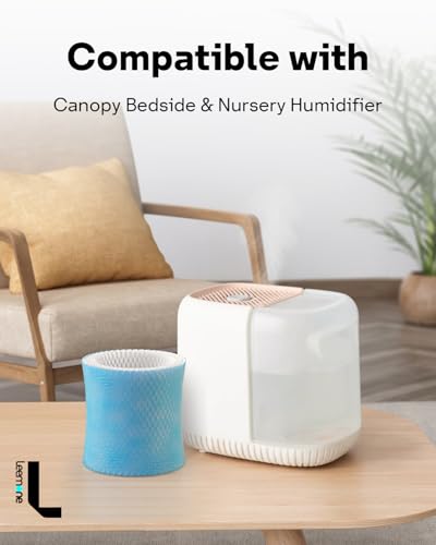 3 Pack Filter 2.0 for Canopy Bedside & Nursery Humidifier (3 Count)
