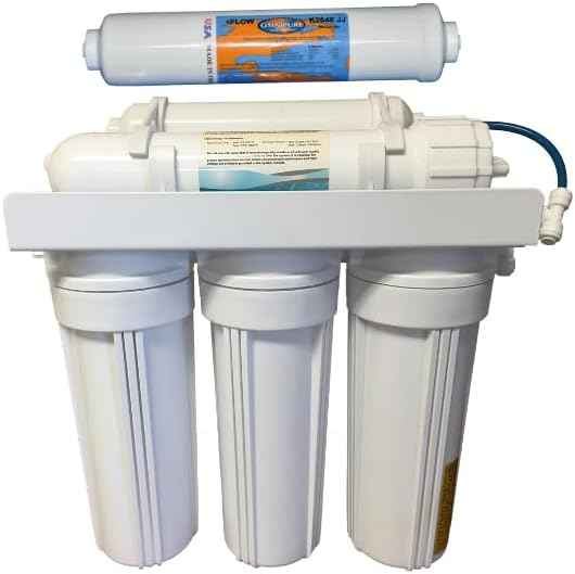 6 Stage Zoi Epsilon Reverse Osmosis Water Filter System with pH Filter 50 GPD Drinking Water RO