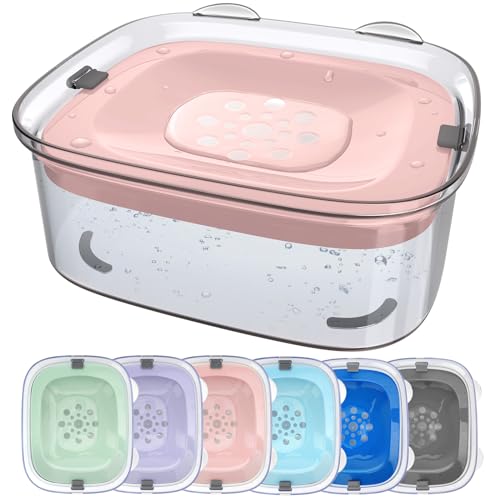 3L No Spill Dog Water Bowl with Slow Drinking Disk