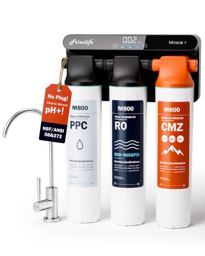 M800 Non Electric Tankless Reverse Osmosis Water Filter