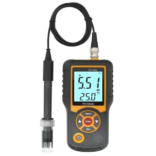 HT 1202 Digital PH Meter PH Tester Smart Sensor for Mariculture Freshwater Farming Water Quality Monitor PH Detector