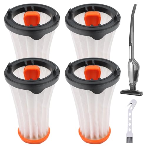 4 Pcs EF144 Filter Replacement Compatible with Electrolux Ergorapido EL2000