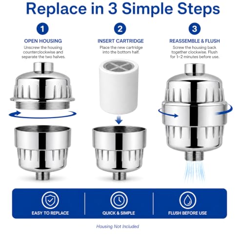 Shower Filter Replacement Cartridge (9 Count)